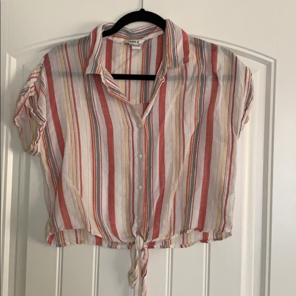 Stripe crop top